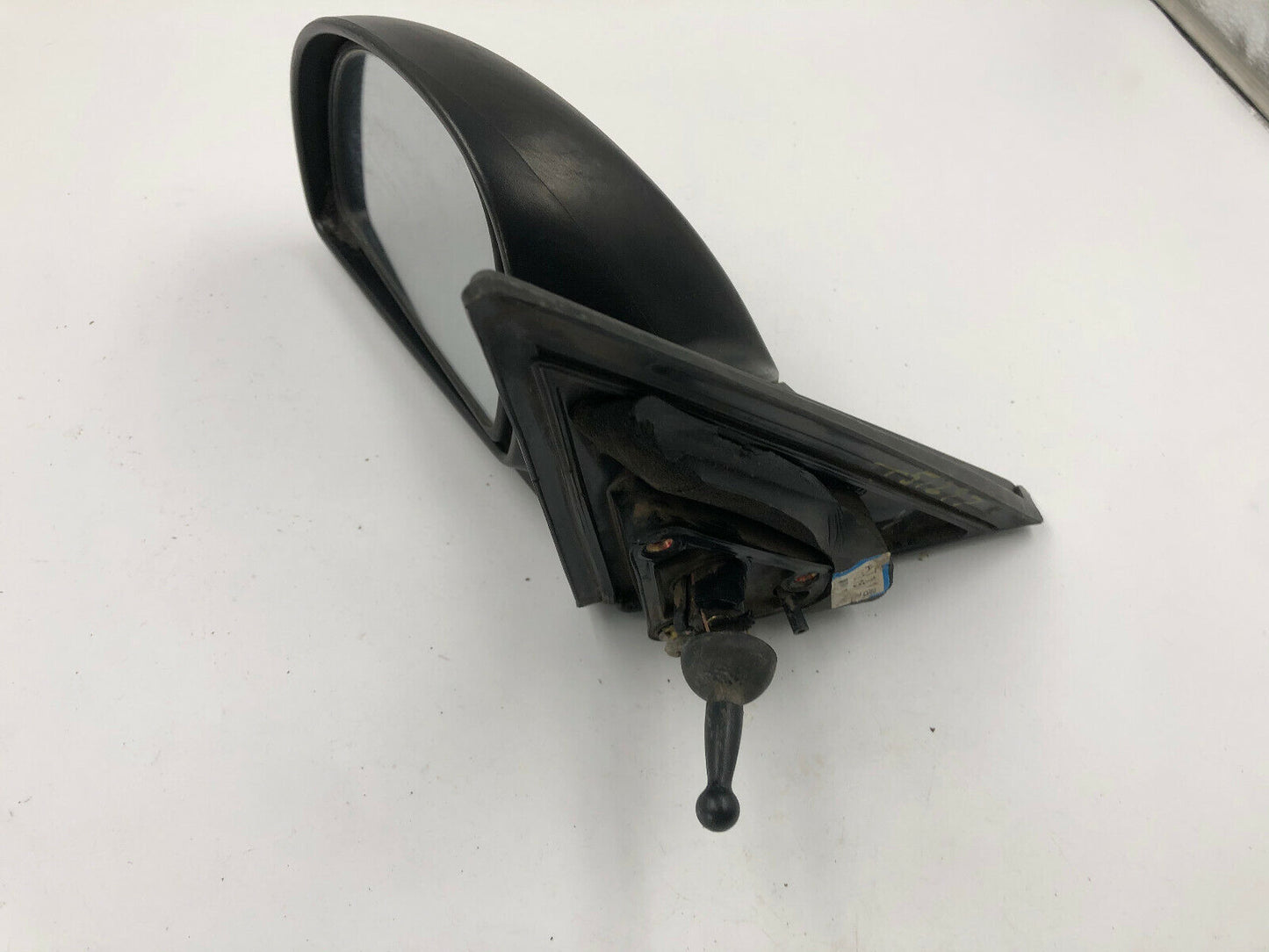 2002-2006 Hyundai Accent Driver Side View Manual Door Mirror Black OEM B24003