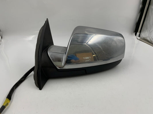 2010-2011 GMC Terrain Driver Side View Power Door Mirror Chrome OEM A01B56052