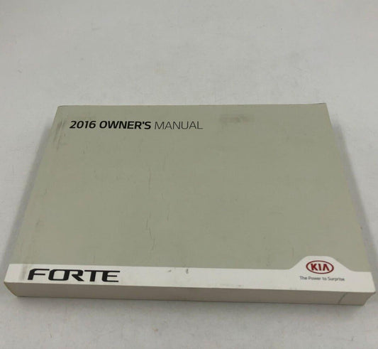 2016 Kia Forte Owners Manual Handbook OEM C01B55065