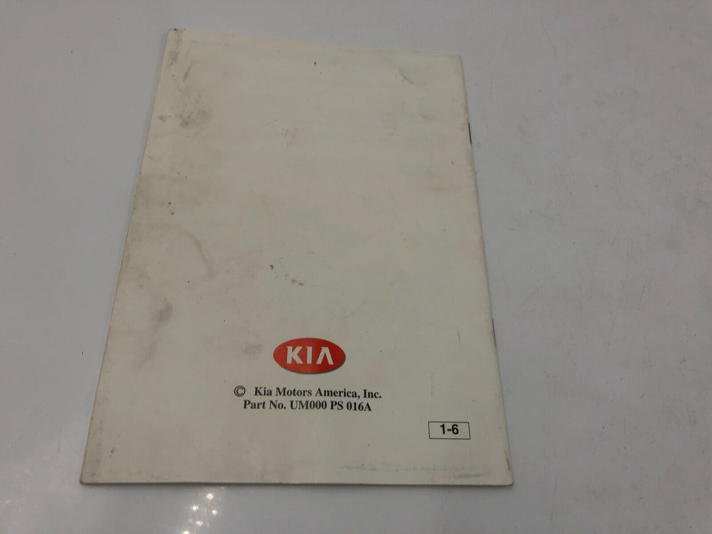 2003 Kia Sedona Owners Manual Handbook Set OEM E02B27019