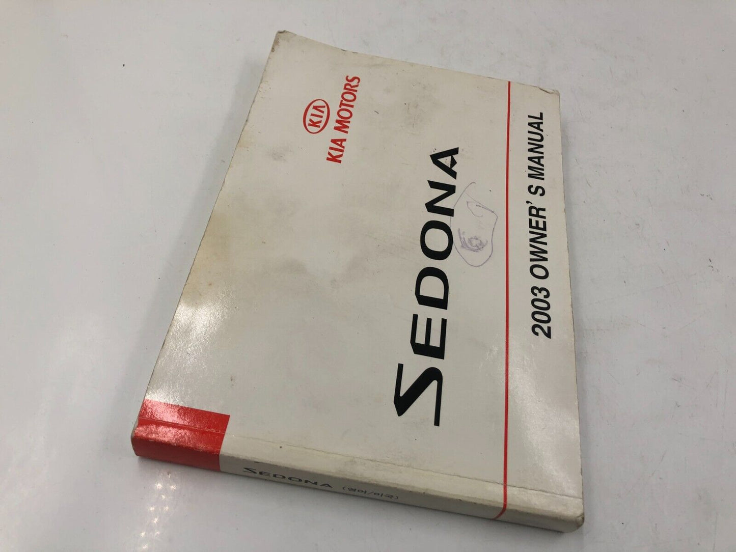 2003 Kia Sedona Owners Manual Handbook Set OEM E02B27019