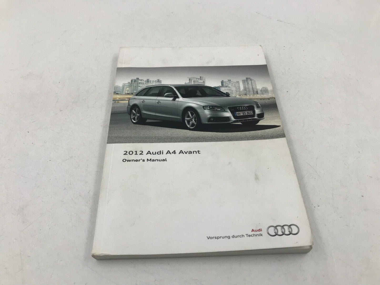 2012 Audi A4 Owners Manual Handbook Set with Case OEM F02B22052