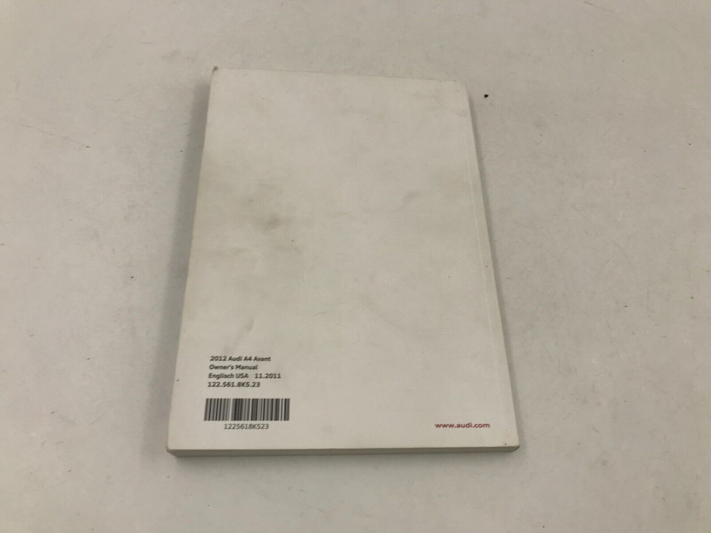 2012 Audi A4 Owners Manual Handbook Set with Case OEM F02B22052