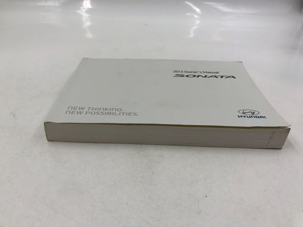 2013 Hyundai Sonata Owners Manual Handbook OEM C04B11012