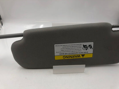 2011-2016 Kia Optima Passenger Sun Visor Sunvisor Gray OEM H01B07054