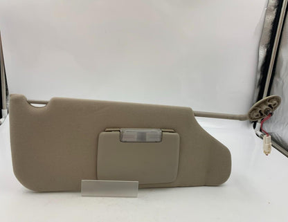 2004-2007 Jeep Liberty Passenger Sun Visor Sunvisor Gray Illuminated D02B02052