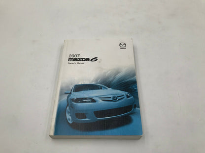 2007 Mazda 6 Owners Manual with Case OEM F02B44067