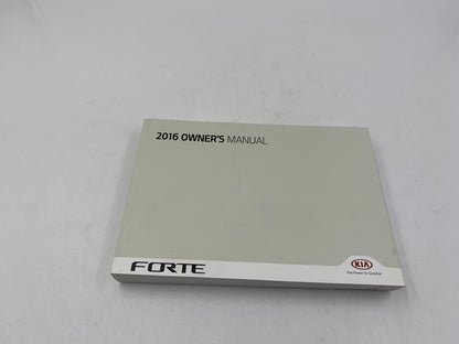 2016 Kia Forte Owners Manual Handbook Set OEM D03B26023