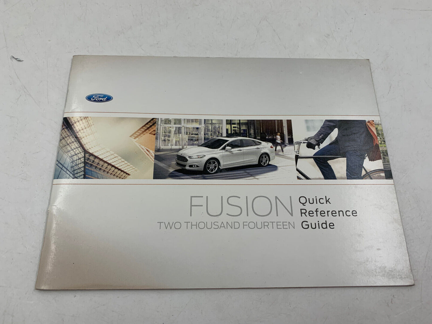 2014 Ford Fusion Owners Manual Handbook Set with Case OEM B01B44026