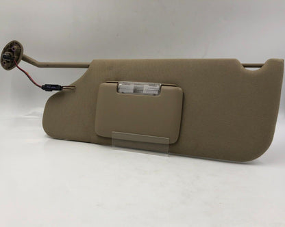 2011-2014 Chrysler 200 Driver Sun Visor Sunvisor Illuminated Beige OEM E02B10034