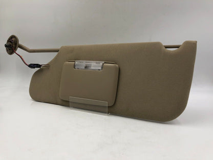 2011-2014 Chrysler 200 Driver Sun Visor Sunvisor Illuminated Beige OEM E02B10034