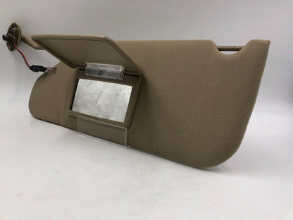 2011-2014 Chrysler 200 Driver Sun Visor Sunvisor Illuminated Beige OEM E02B10034