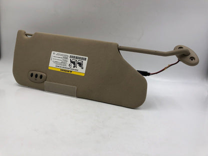 2011-2014 Chrysler 200 Driver Sun Visor Sunvisor Illuminated Beige OEM E02B10034