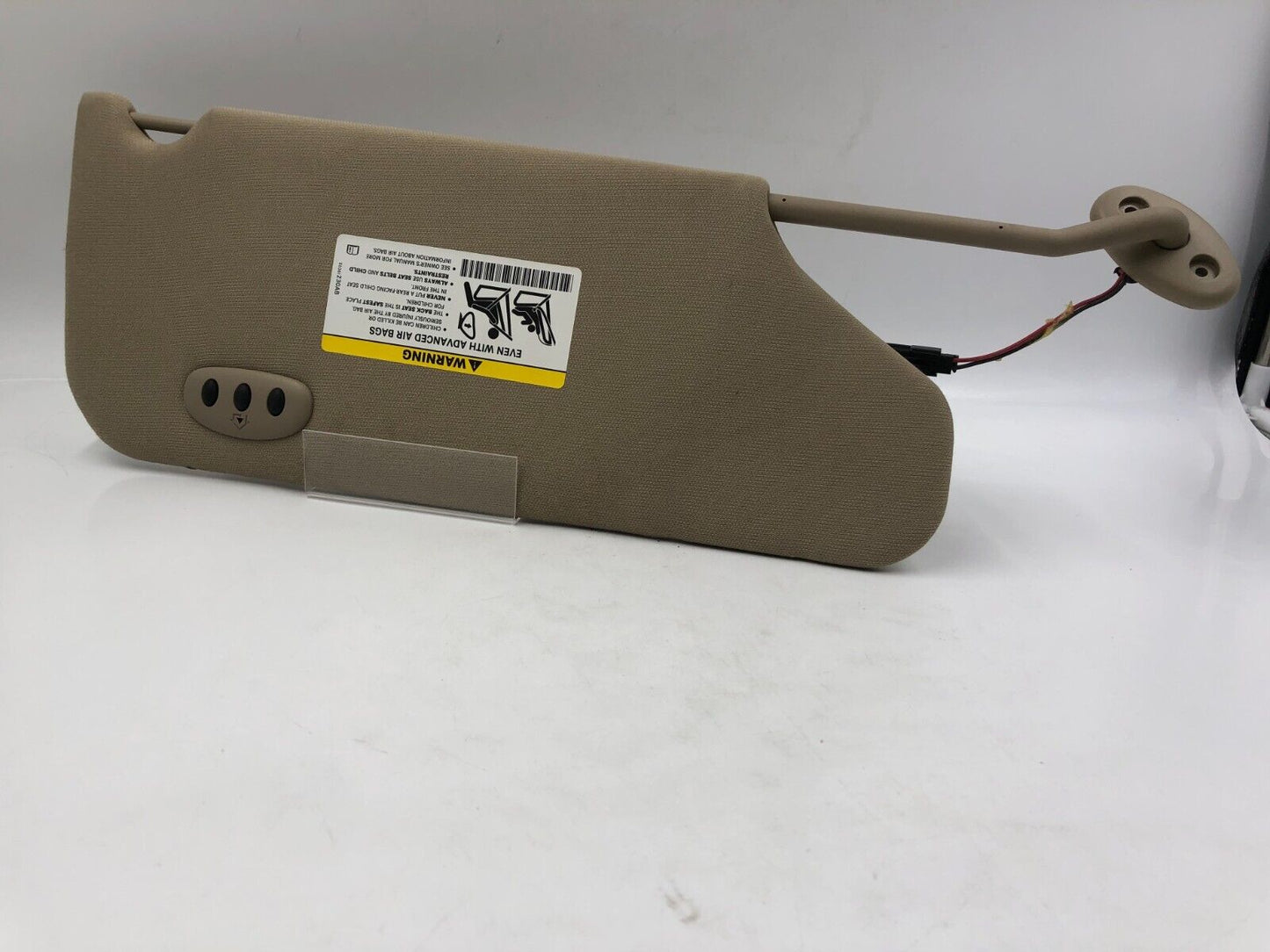 2011-2014 Chrysler 200 Driver Sun Visor Sunvisor Illuminated Beige OEM E02B10034