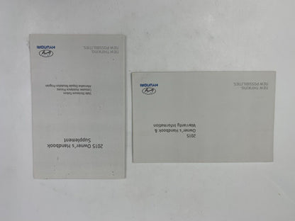 2015 Hyundai Elantra Owners Manual Handbook Set with Case OEM B04B08024