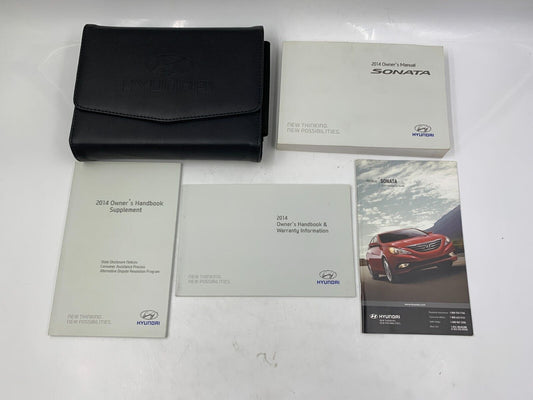 2014 Hyundai Sonata Owners Manual Set with Case OEM K04B10057