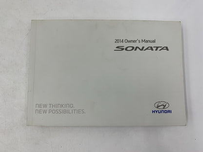 2014 Hyundai Sonata Owners Manual Set with Case OEM K04B10057