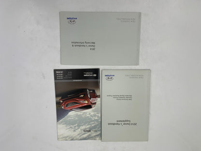 2014 Hyundai Sonata Owners Manual Set with Case OEM K04B10057