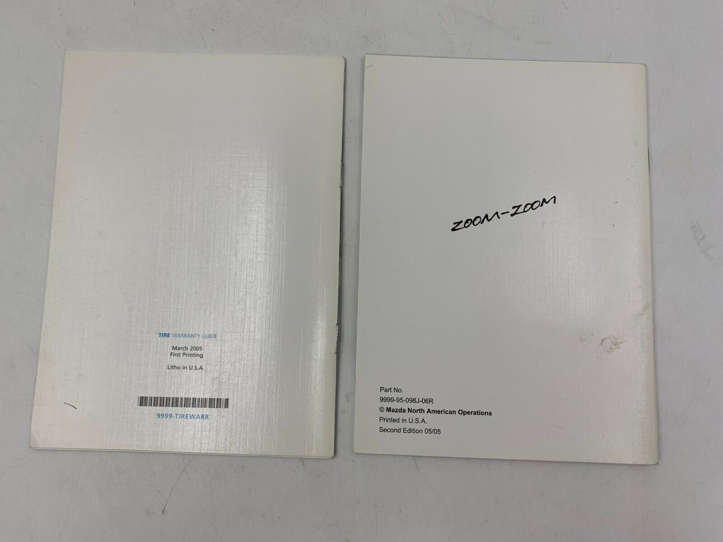 2006 Mazda 6 Owners Manual Handbook Set with Case OEM A01B52029