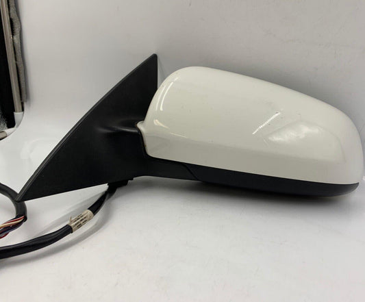 2005-2008 Audi A6 Driver Side View Power Door Mirror White OEM A02B22030