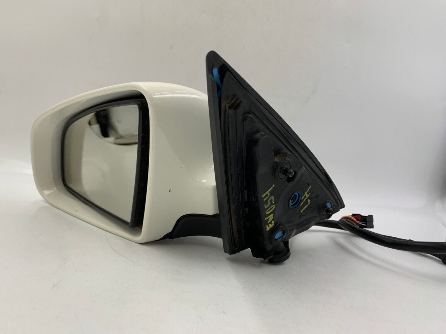 2005-2008 Audi A6 Driver Side View Power Door Mirror White OEM A02B22030