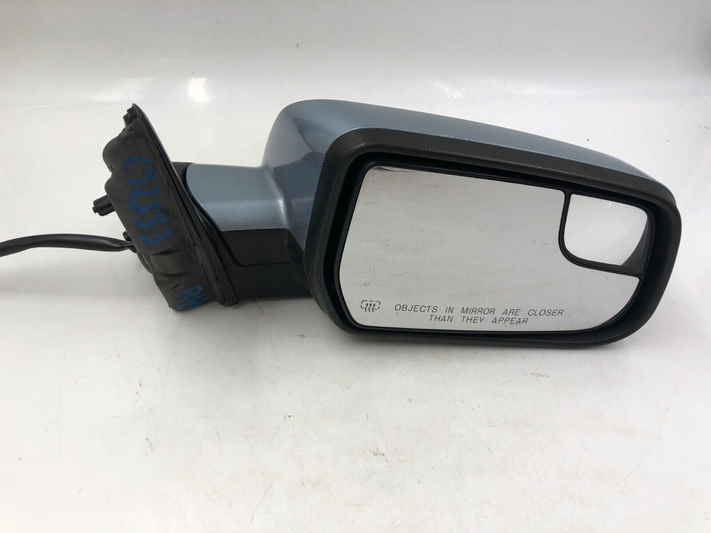 2011-2014 Chevrolet Equinox Passenger View Power Door Mirror Blue Gray A04B45029