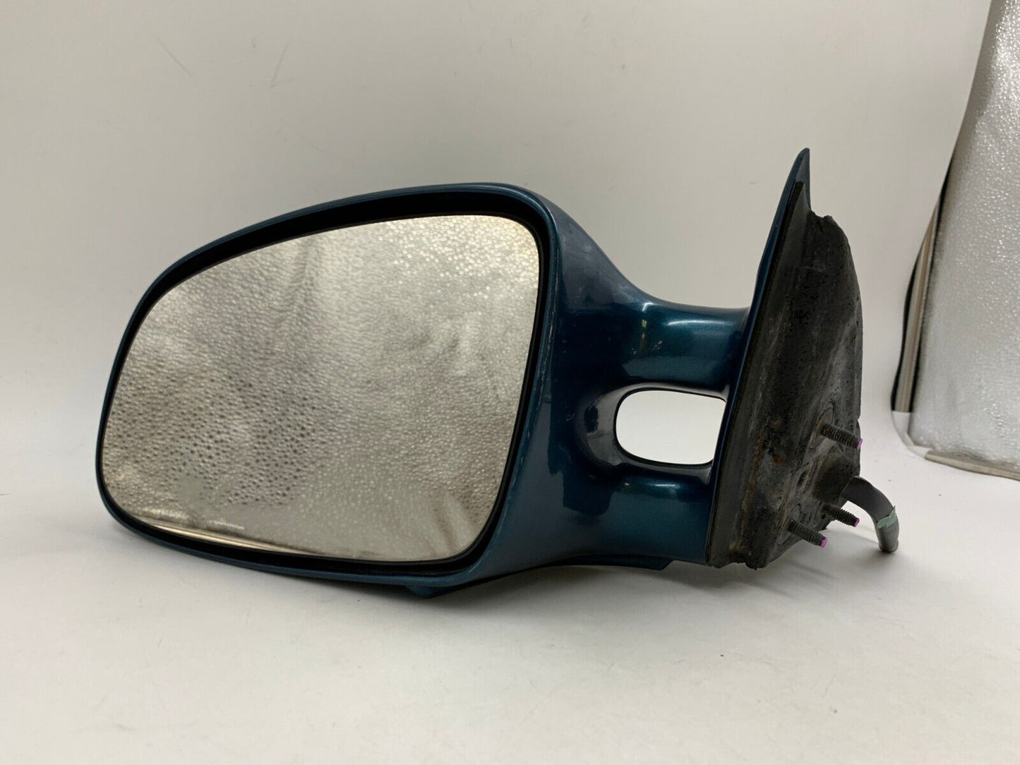 1999-2003 Pontiac Grand AM Driver View Power Door Mirror Blue OEM A03B51030