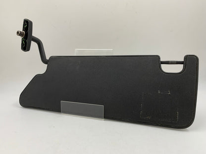 2007-2009 Jeep Wrangler Driver Sun Visor Sunvisor Black OEM A03B55059