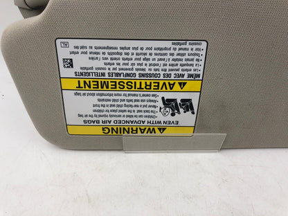 2015-2022 Subaru Legacy Passenger Sun Visor Sunvisor Gray Illuminated B02B33060