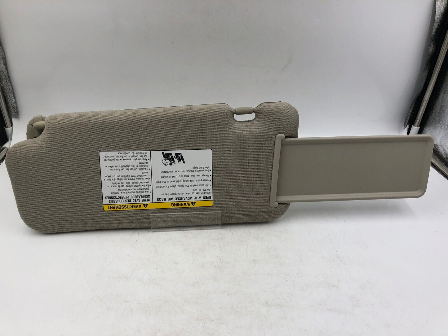 2009-2014 Nissan Murano Passenger Sun Visor Sunvisor Gray Illuminated B02B14048