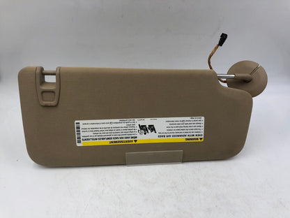 2008-2017 Buick Enclave Driver Sun Visor Sunvisor Illuminated Brown B02B14049