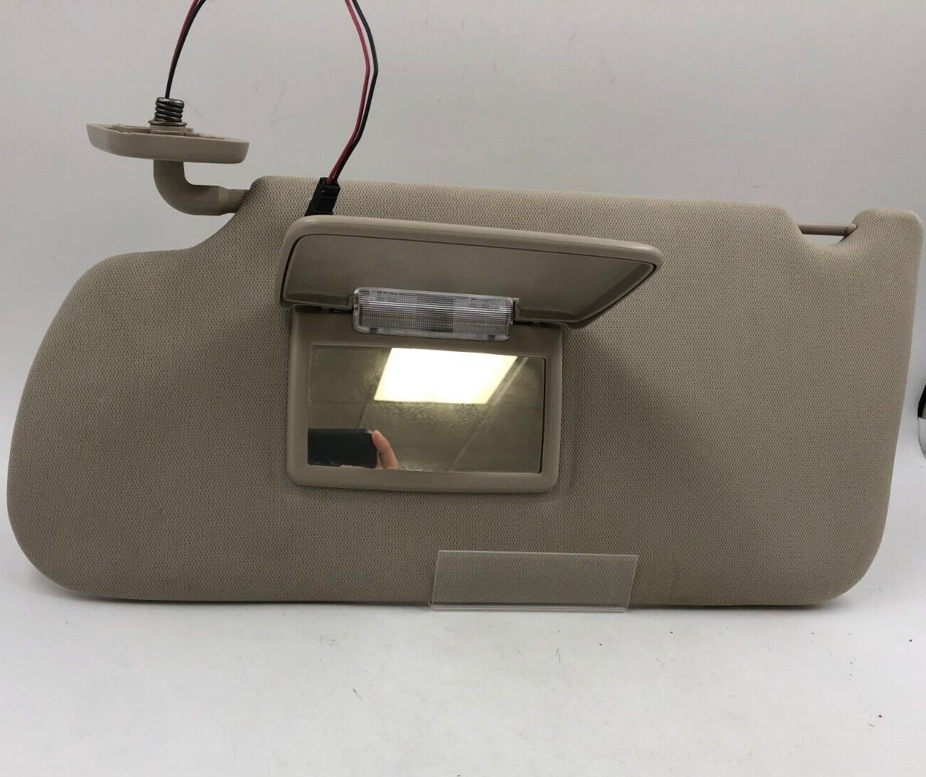 2009-2012 Ford Flex Driver Sun Visor Sunvisor Gray Illuminated OEM B03B13060