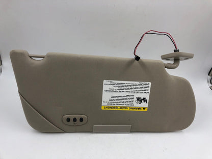 2009-2012 Ford Flex Driver Sun Visor Sunvisor Gray Illuminated OEM B03B13060