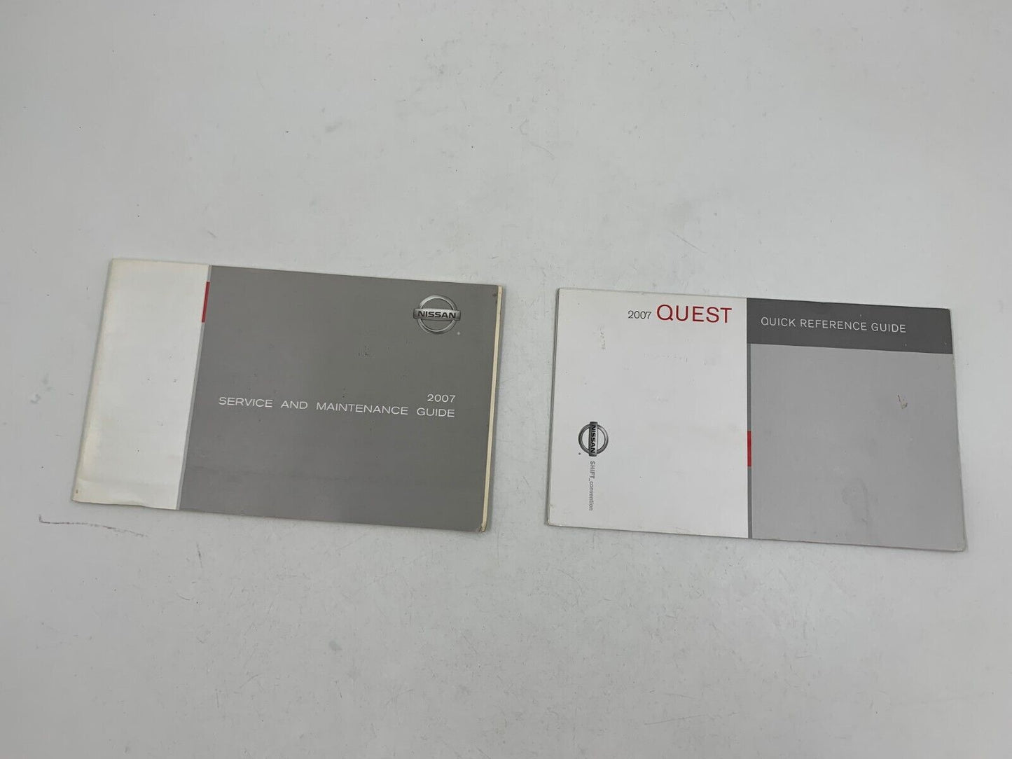 2007 Nissan Quest Owners Manual Handbook Set with Case OEM B02B17043