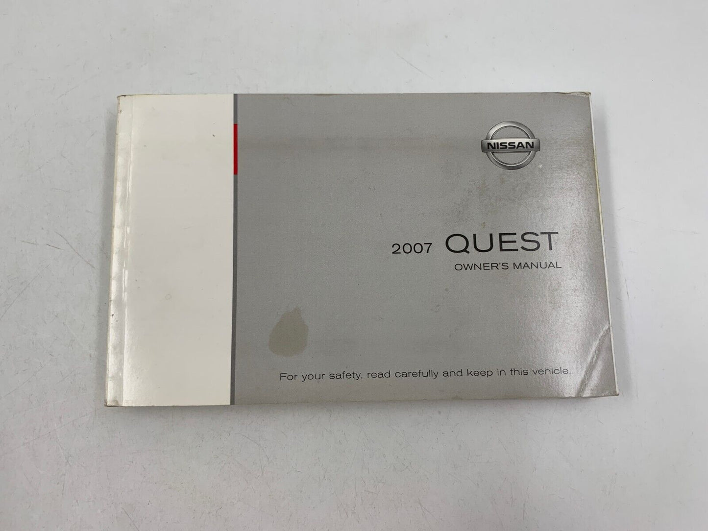 2007 Nissan Quest Owners Manual Handbook Set with Case OEM B02B17043