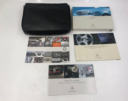 2008 Mercedes-Benz C Class Owners Manual Set with Case OEM D04B44060