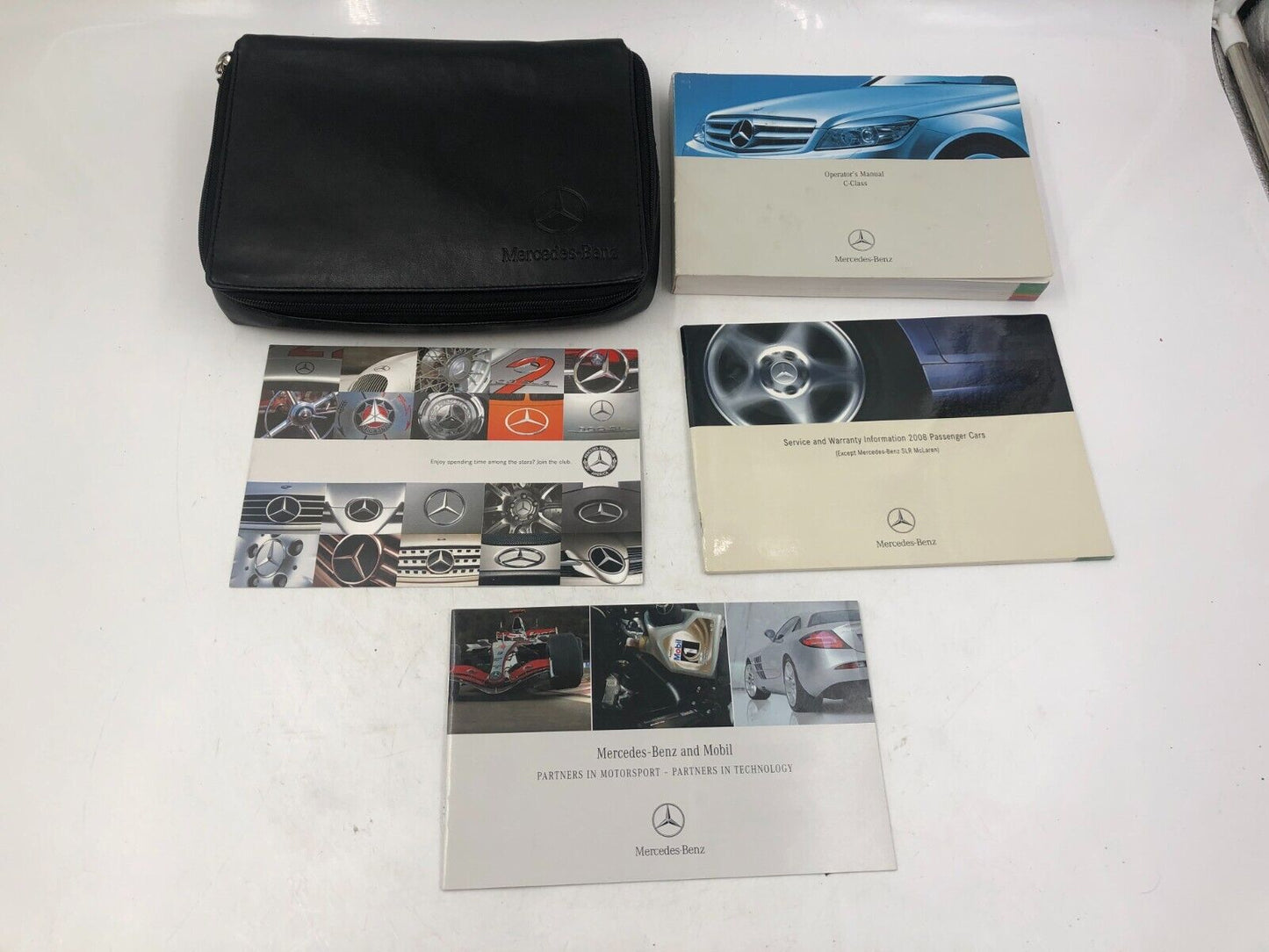 2008 Mercedes-Benz C Class Owners Manual Set with Case OEM D04B44060