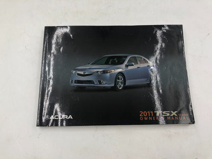 2011 Acura TSX Owners Manual Handbook Set with Case OEM A02B55023