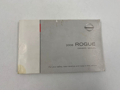 2008 Nissan Rogue Owners Manual Handbook with Case OEM A04B01042