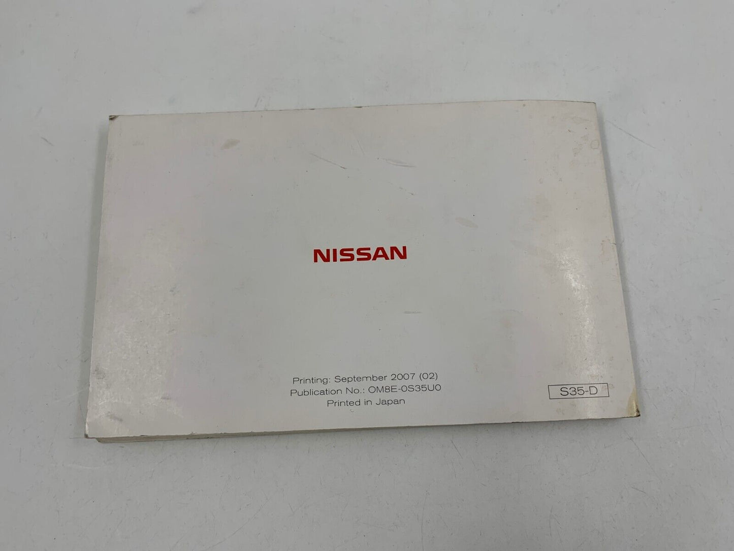 2008 Nissan Rogue Owners Manual Handbook with Case OEM A04B01042