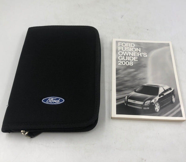 2008 Ford Fusion Owners Manual Handbook with Case OEM A02B02020