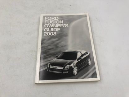 2008 Ford Fusion Owners Manual Handbook with Case OEM A02B02020