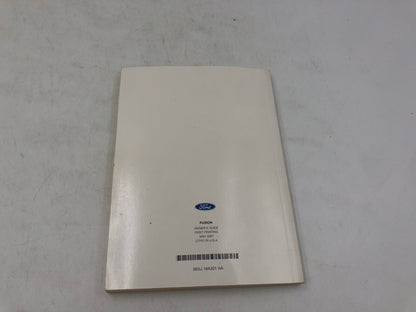 2008 Ford Fusion Owners Manual Handbook with Case OEM A02B02020