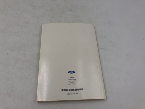 2008 Ford Fusion Owners Manual Handbook with Case OEM A02B02020