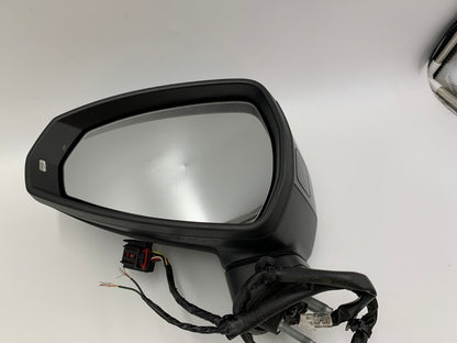 2015-2018 Audi S3 Driver Side View Power Door Mirror Black OEM B01B11039