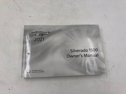 2021 Chevrolet Silverado 1500 Owners Manual Handbook Set OEM A03B37060