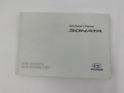 2013 Hyundai Sonata Owners Manual Handbook OEM B04B33043