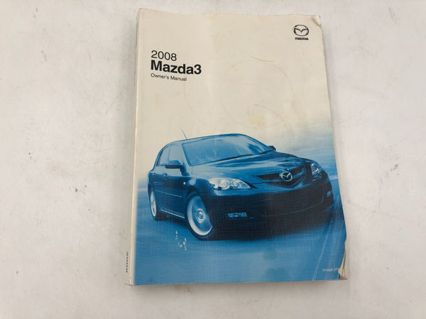 2008 Mazda 3 Owners Manual Handbook With Case OEM A02B10019