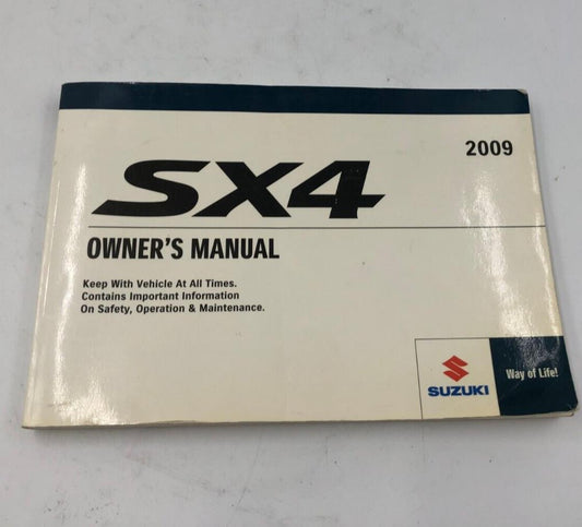 2009 Suzuki SX4 Owners Manual Handbook OEM C04B53070