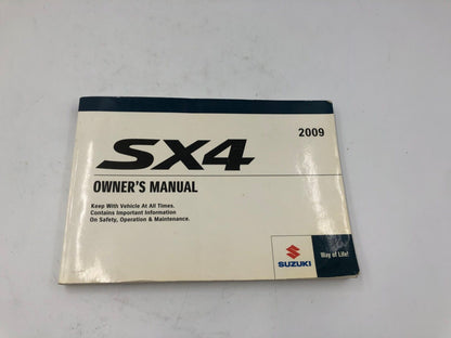 2009 Suzuki SX4 Owners Manual Handbook OEM C04B53070